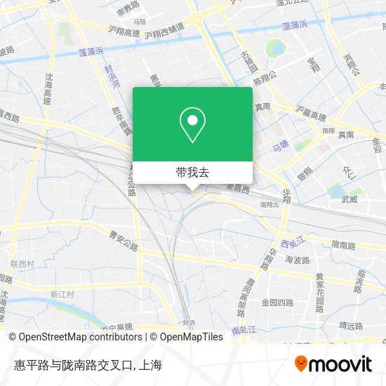 惠平路与陇南路交叉口地图