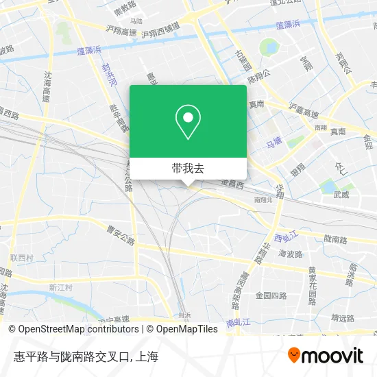 惠平路与陇南路交叉口地图
