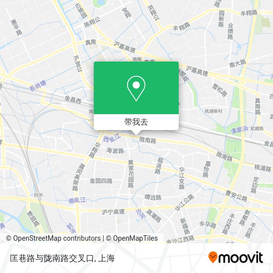 匡巷路与陇南路交叉口地图