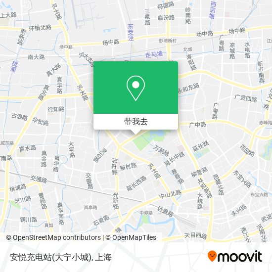 安悦充电站(大宁小城)地图