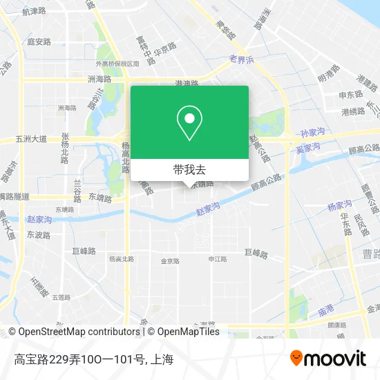 高宝路229弄10O一101号地图