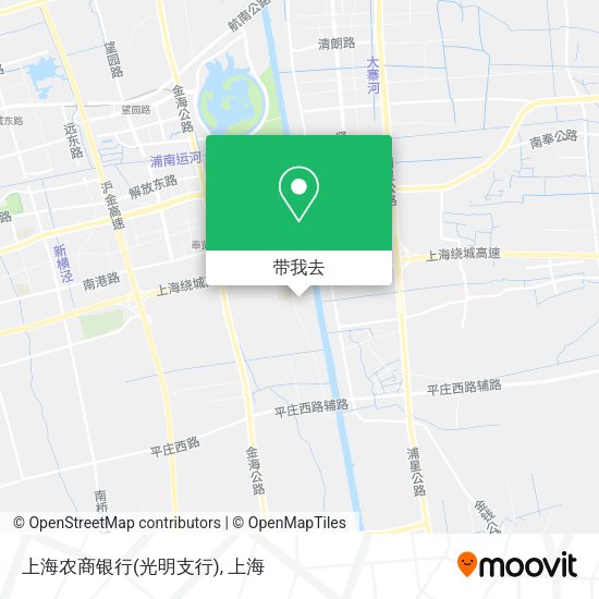上海农商银行(光明支行)地图