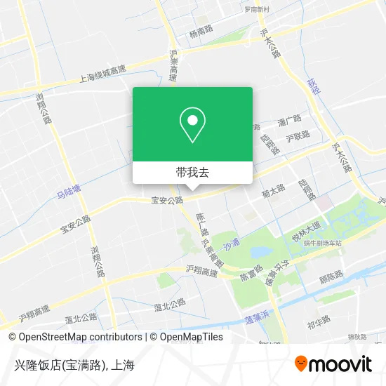 兴隆饭店(宝满路)地图