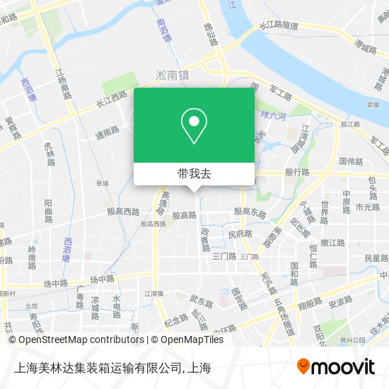 上海美林达集装箱运输有限公司地图