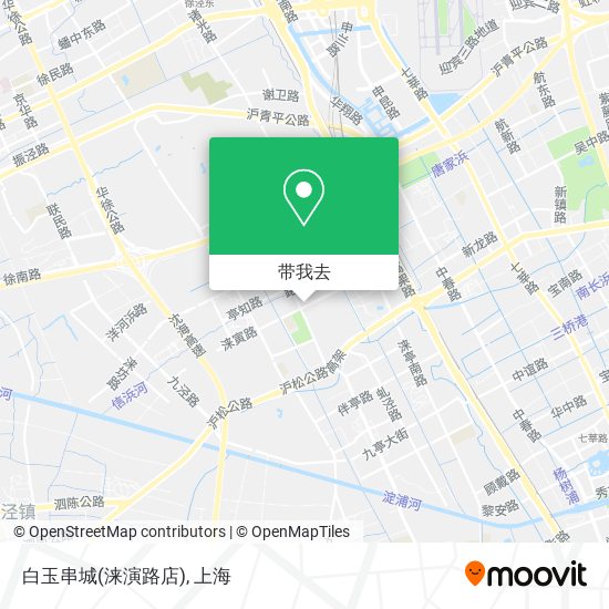 白玉串城(涞演路店)地图