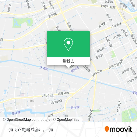 上海明路电器成套厂地图