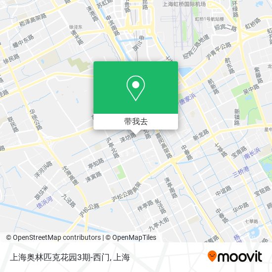 上海奥林匹克花园3期-西门地图