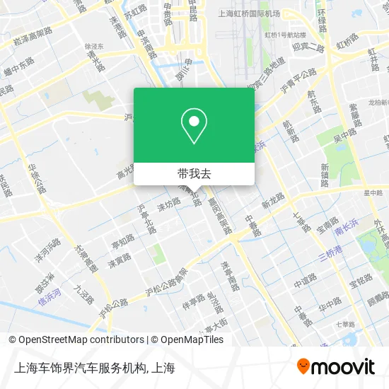 上海车饰界汽车服务机构地图