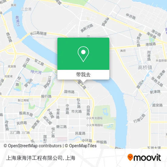 上海康海洋工程有限公司地图