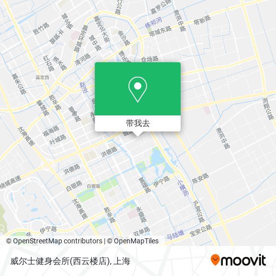 威尔士健身会所(西云楼店)地图
