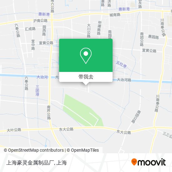 上海豪灵金属制品厂地图