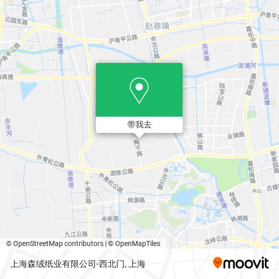 上海森绒纸业有限公司-西北门地图