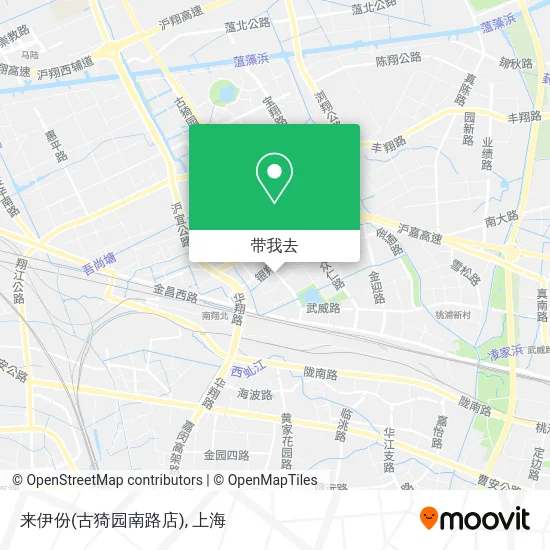 来伊份(古猗园南路店)地图