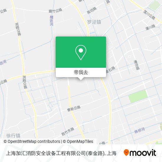 上海加汇消防安全设备工程有限公司(泰金路)地图
