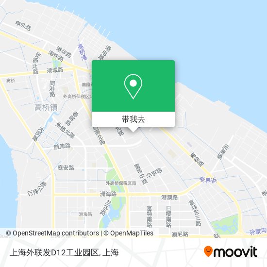 上海外联发D12工业园区地图