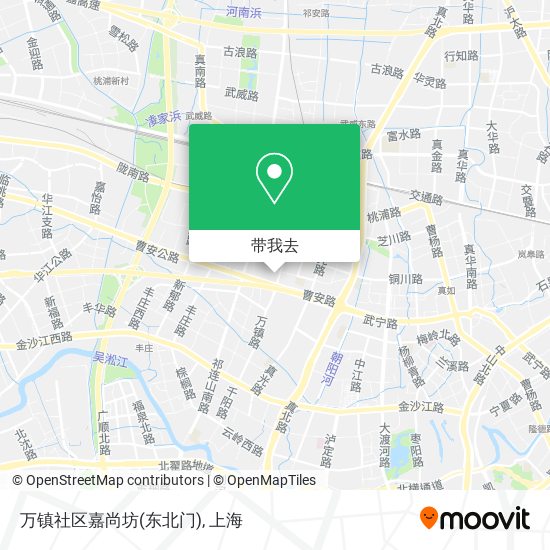 万镇社区嘉尚坊(东北门)地图