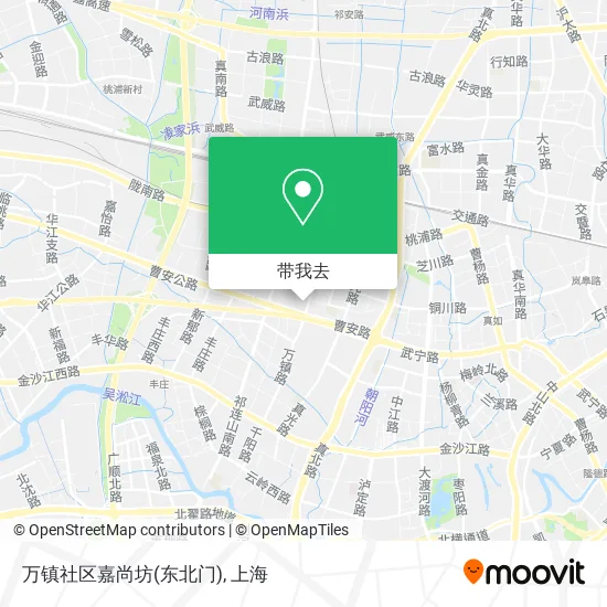 万镇社区嘉尚坊(东北门)地图