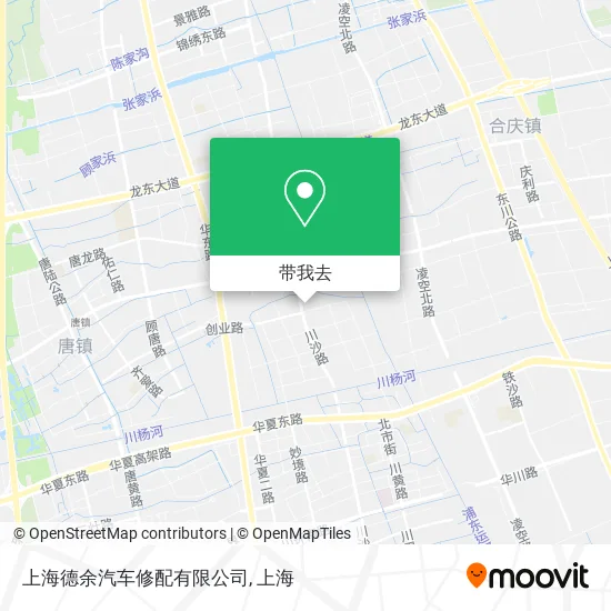 上海德余汽车修配有限公司地图