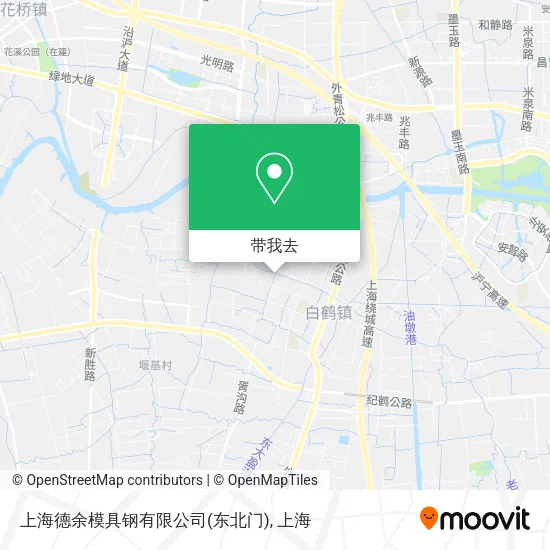上海德余模具钢有限公司(东北门)地图