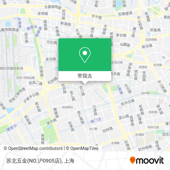 苏北五金(NO.沪0905店)地图