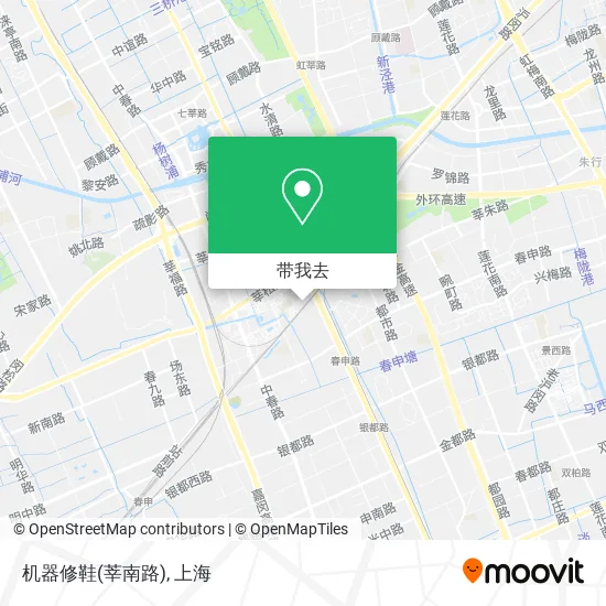 机器修鞋(莘南路)地图
