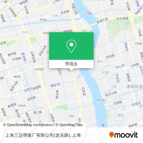 上海三达弹簧厂有限公司(龙吴路)地图