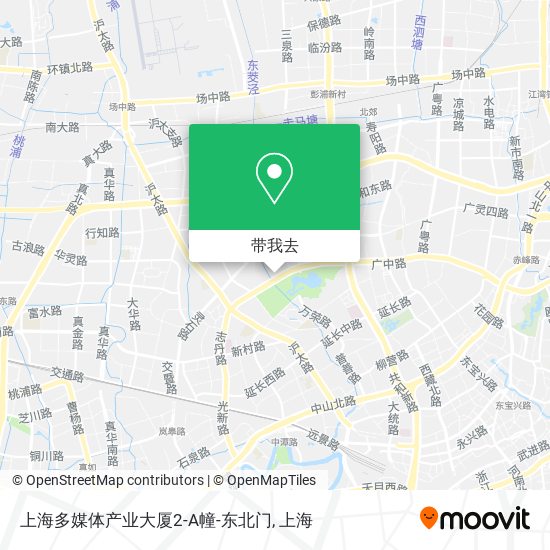 上海多媒体产业大厦2-A幢-东北门地图