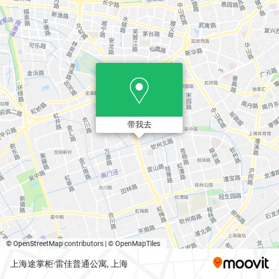 上海途掌柜·雷佳普通公寓地图