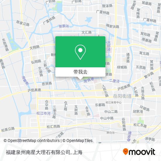 福建泉州南星大理石有限公司地图
