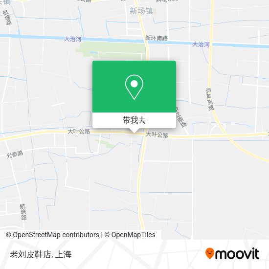 老刘皮鞋店地图
