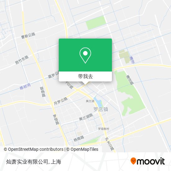 灿萧实业有限公司地图