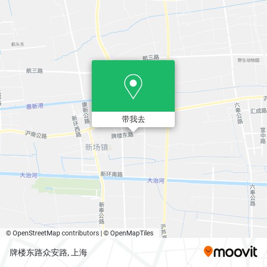 牌楼东路众安路地图