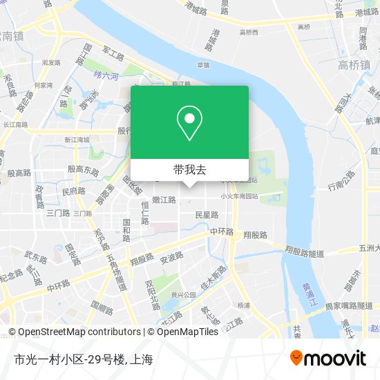 市光一村小区-29号楼地图