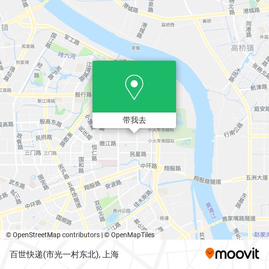 百世快递(市光一村东北)地图