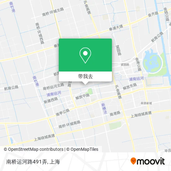 南桥运河路491弄地图