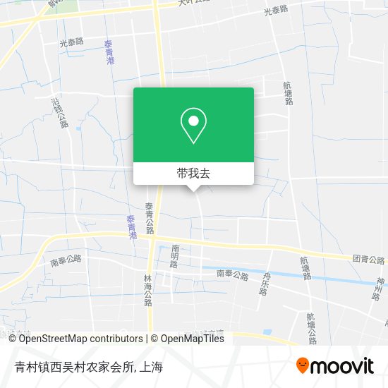 青村镇西吴村农家会所地图