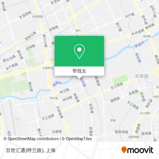 百世汇通(呼兰路)地图