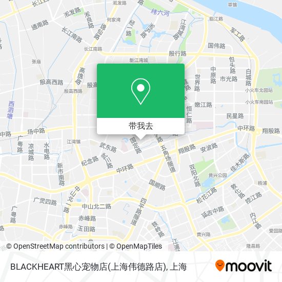 BLACKHEART黑心宠物店(上海伟德路店)地图