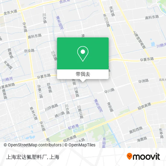 上海宏达氟塑料厂地图