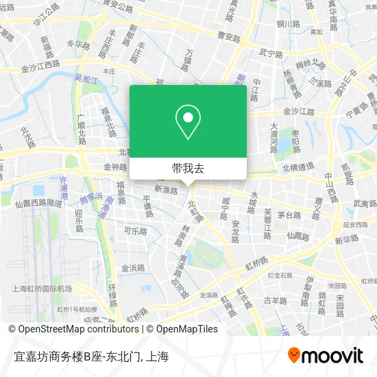 宜嘉坊商务楼B座-东北门地图