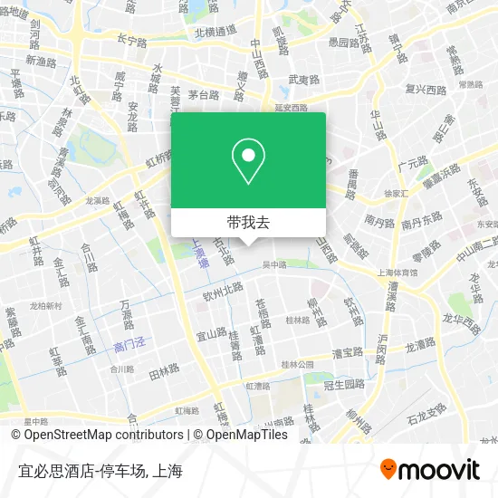 宜必思酒店-停车场地图
