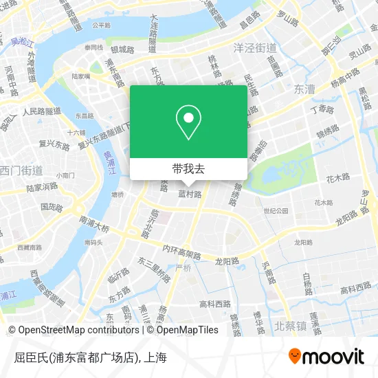 屈臣氏(浦东富都广场店)地图