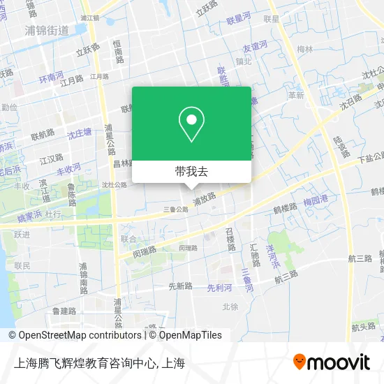 上海腾飞辉煌教育咨询中心地图