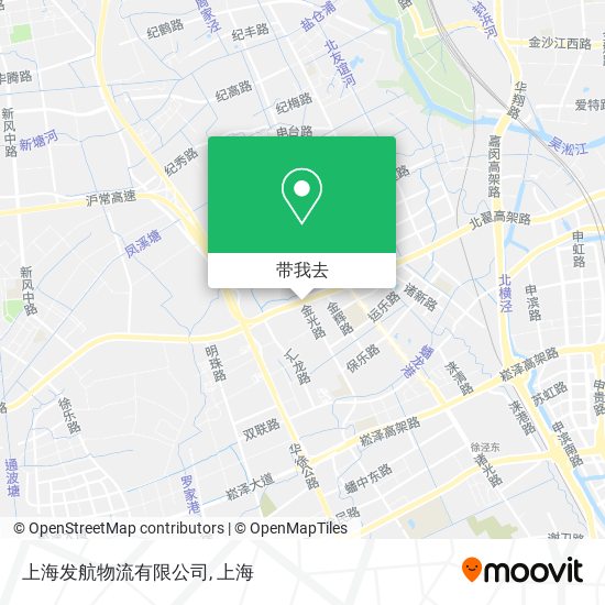 上海发航物流有限公司地图