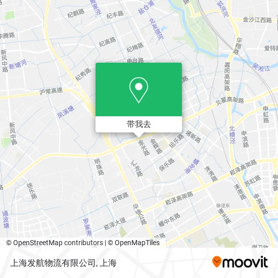 上海发航物流有限公司地图