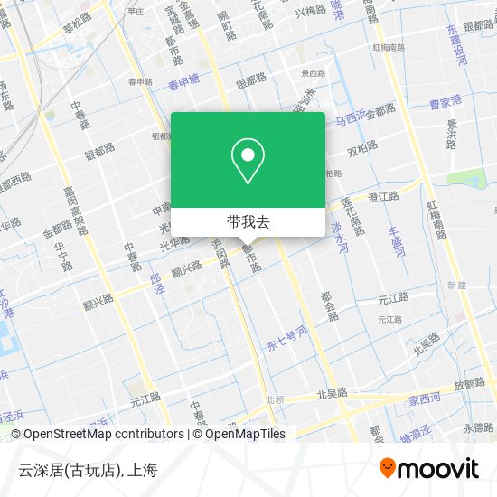 云深居(古玩店)地图