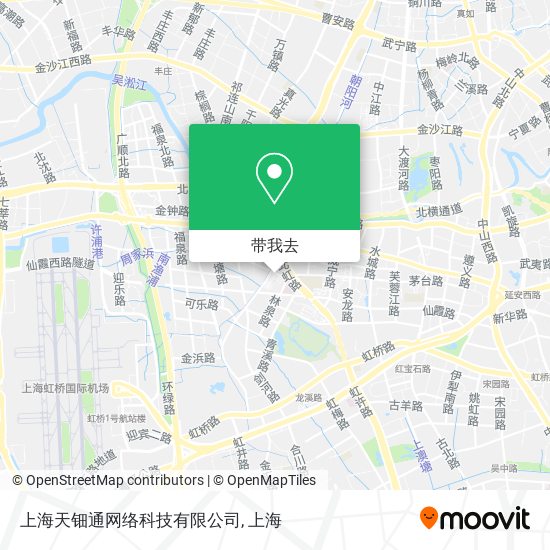 上海天钿通网络科技有限公司地图