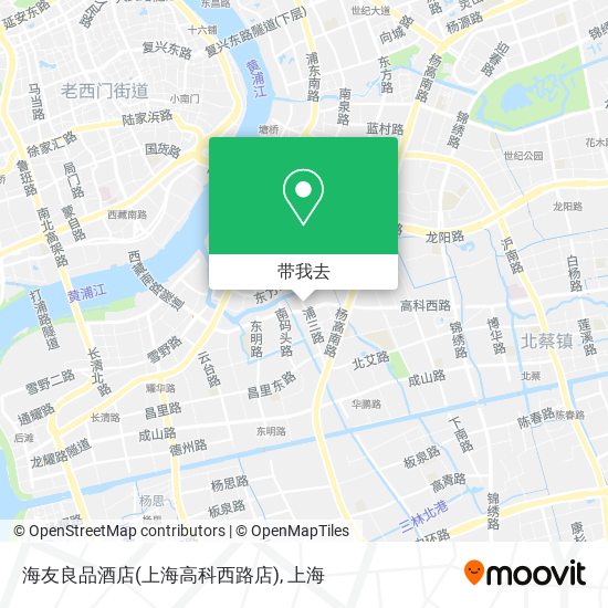海友良品酒店(上海高科西路店)地图