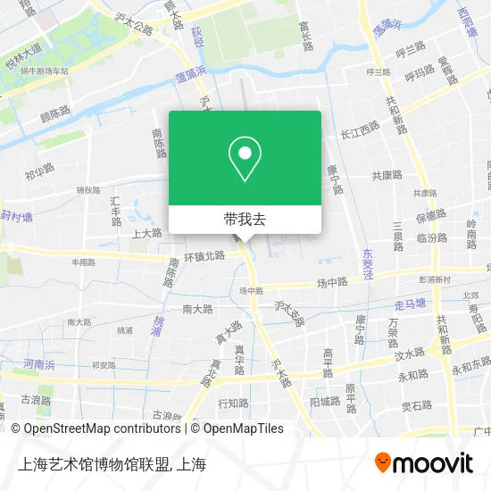 上海艺术馆博物馆联盟地图