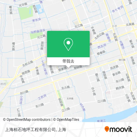 上海桓石地坪工程有限公司地图